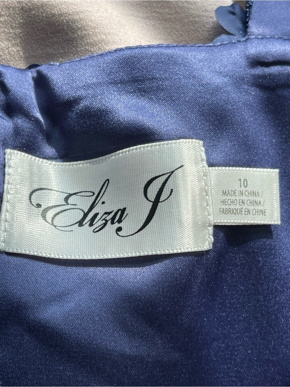 Eliza J V Neck Fit and Flare Dress. Size 10 Women #522 - Picture 7 of 8